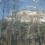 Whitehorse Ledge in winter.