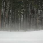 The mist at the base of Whitehorse ledge.